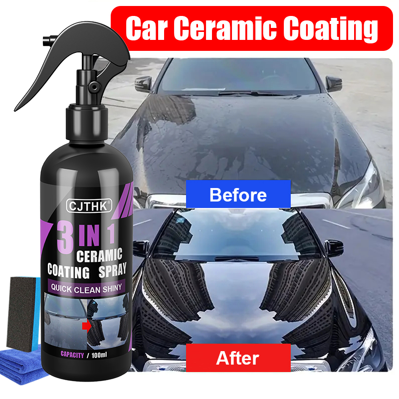 Nano Liquid Coating - 3 in 1 カーセラミックナノコーティング液 コーティングナノクリスタル 疎水層研磨剤