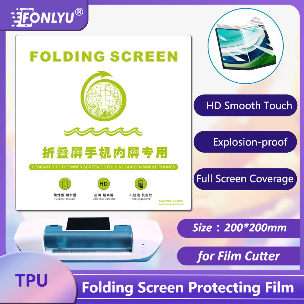 Flexible Tpu Film - Fonlyu-Samsung Galaxy Z用の折りたたみ式スクリーンプロテクター,6,5,4折りたたみ式スクリーンプロテクター