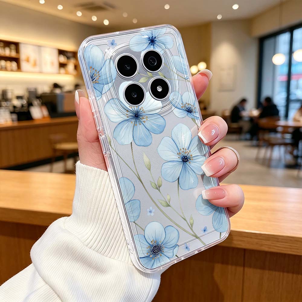 ブルー水彩花柄スマホケース Xiaomi POCO X7 X - Xiaomi Poco X6 のレビューと価格