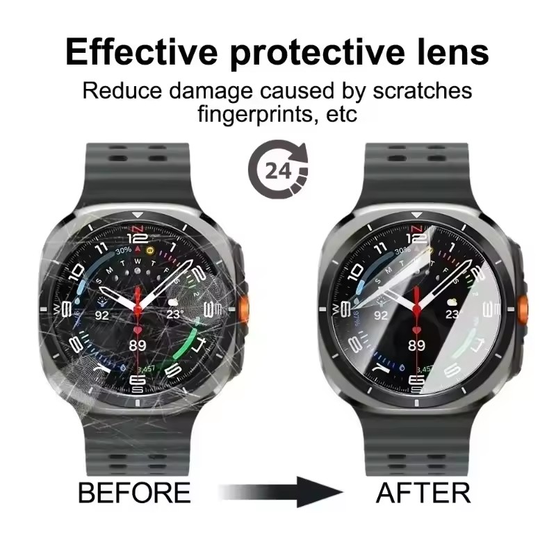 5 個のハイドロゲルフィルムサムスンギャラクシーウォッチ 7 - Hydrogel Screen Protector のレビューと価格