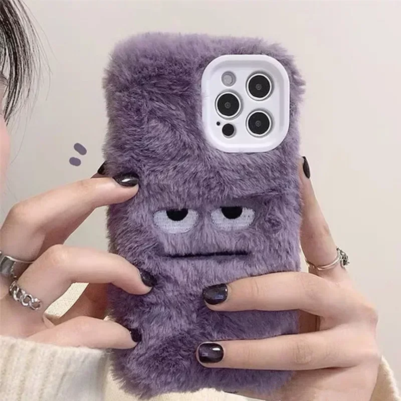 かわいいモンスターのぬいぐるみ風、ふわふわのiPhoneケー - Apple Iphone 15 Pro Max のレビューと価格