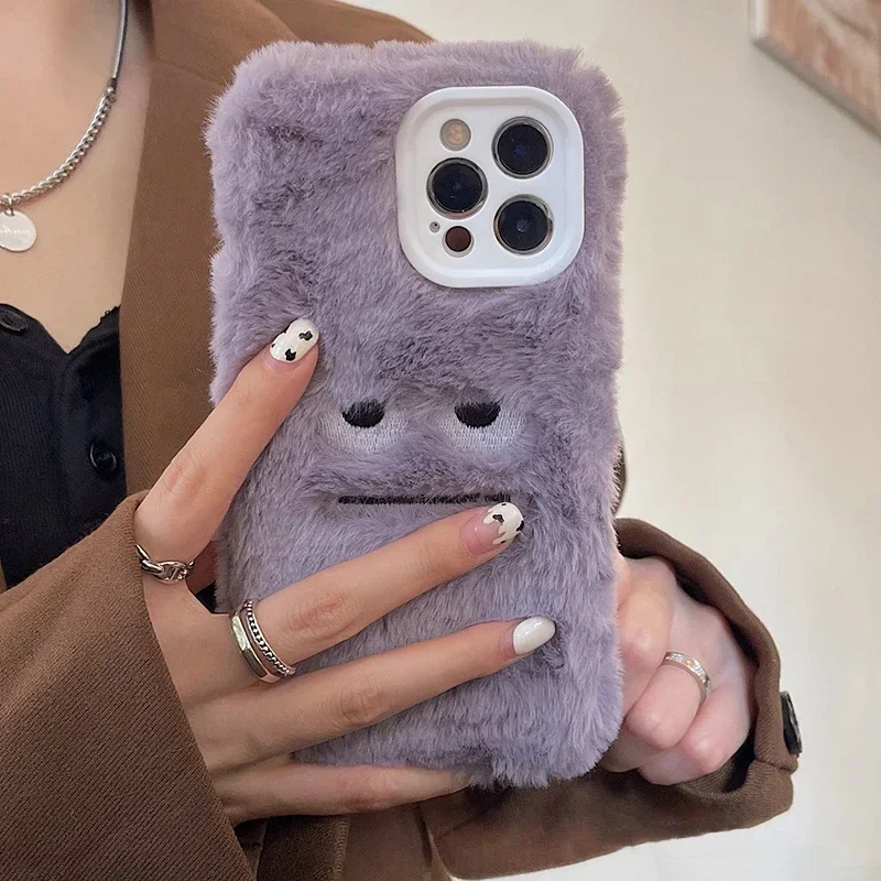 かわいいモンスターのぬいぐるみ風、ふわふわのiPhoneケー - Apple Iphone 15 Pro Max のレビューと価格