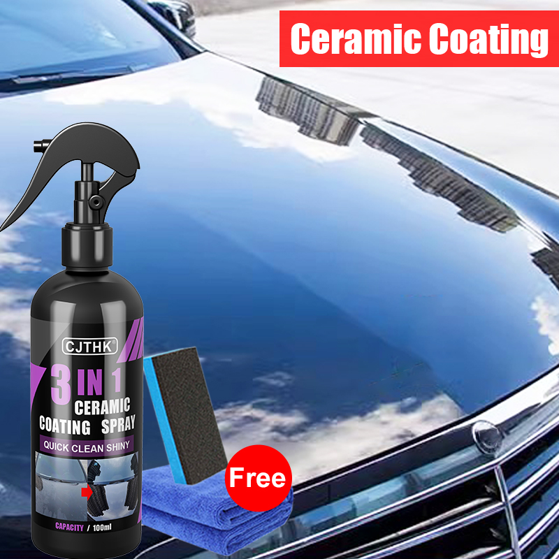 3 in 1 カーセラミックナノコーティング液 コーティング - Nano Liquid Coating のレビューと価格