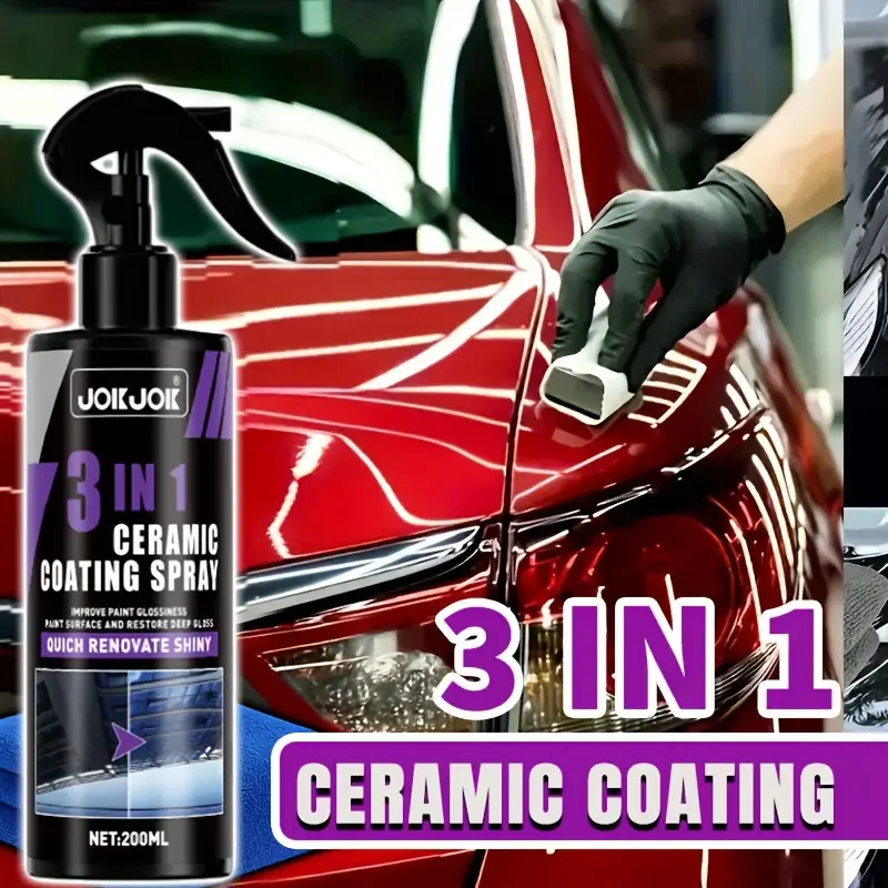 3 in 1 カーセラミック液体コーティングスプレー ナノク - Nano Liquid Coating のレビューと価格