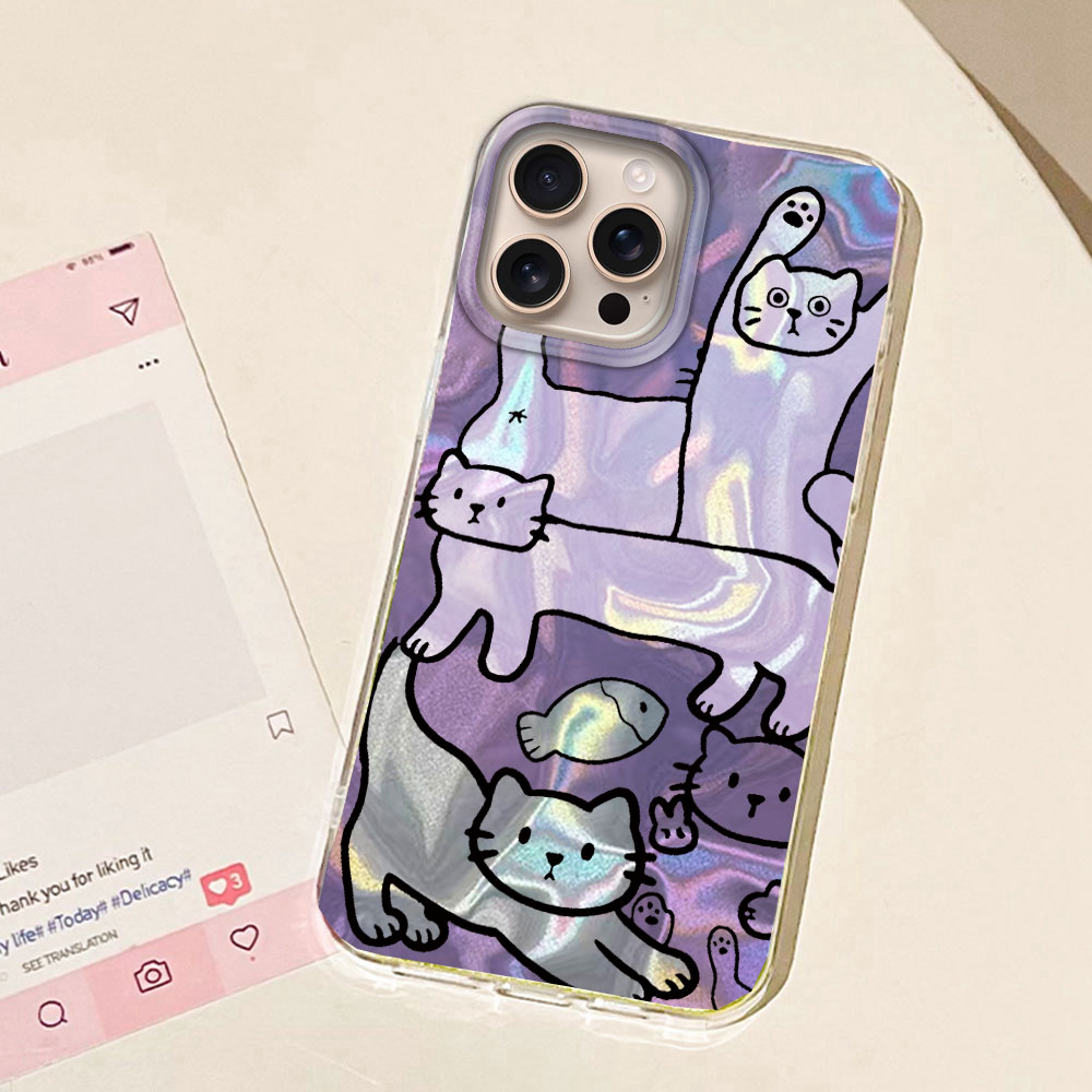 パープルラインキャットフィッシュウォーターテクスチャiPho - Apple Iphone 15 Pro Max のレビューと価格